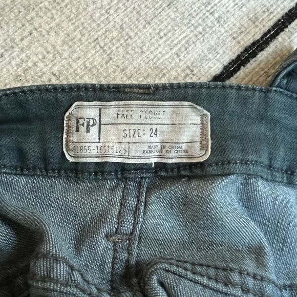 Free People Washed Denim Overalls - Picture 4 of 6